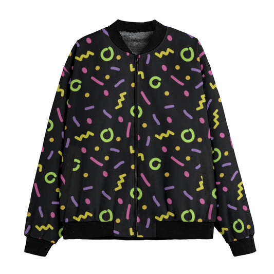 Urban Legend 90s Street Icons Seamless 80s Fleece Bomber Jacket