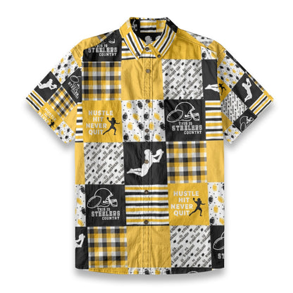 All-Over Print Men's Breathable Cotton Shirt|125GSM