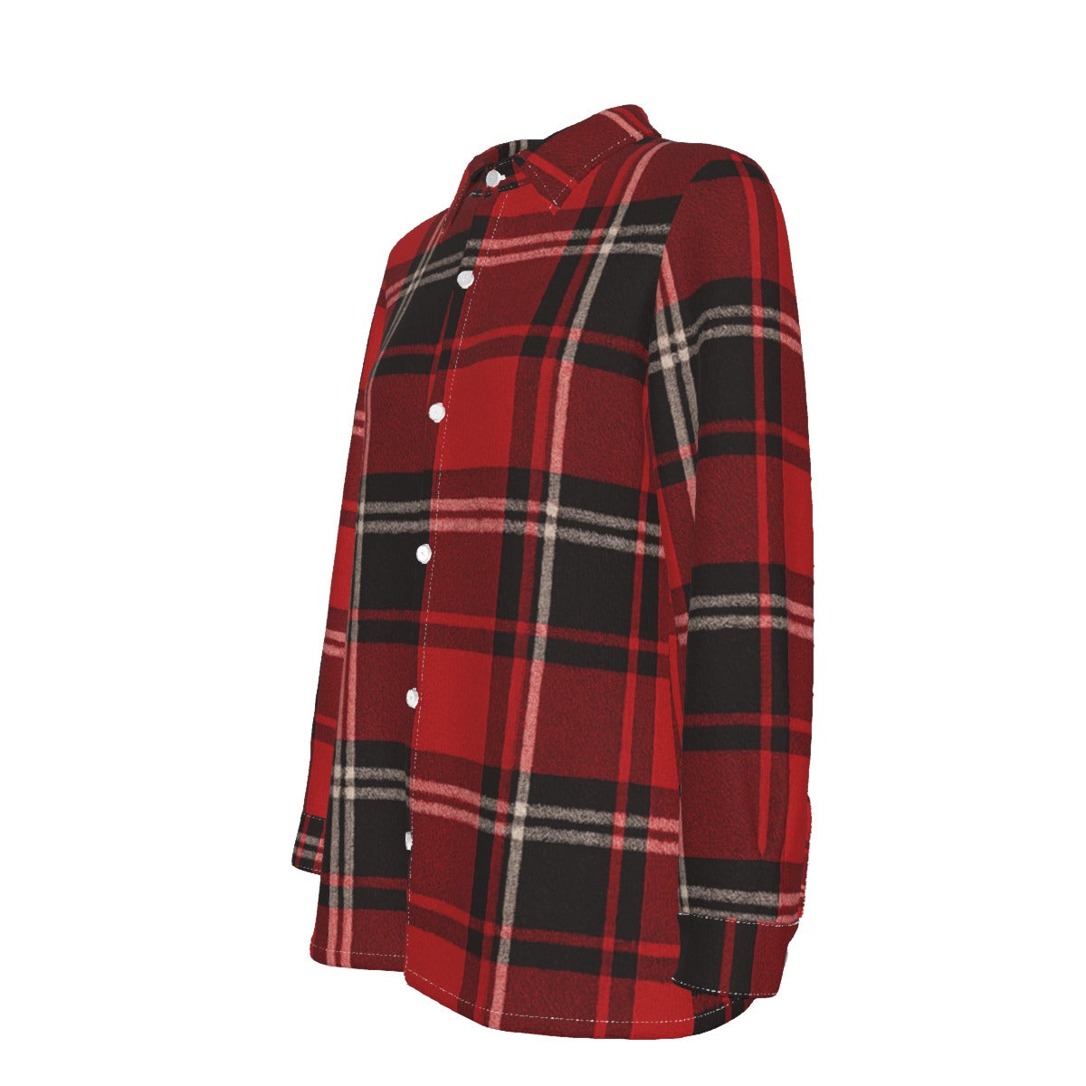Cincinnati - Bearcats Tartan Plaid  Women's Elastic-Back Shirt