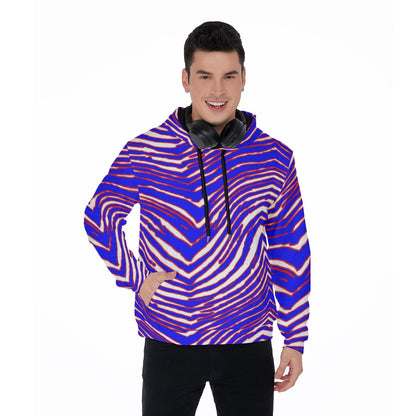 Buffalo Bills Zubaz Men's Mirco Fleece Hoodie