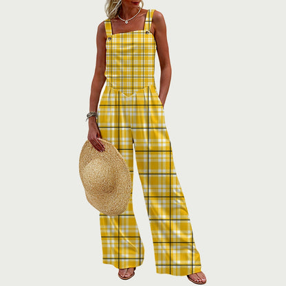 All-Over Print Women's Wide-Leg Jumpsuit