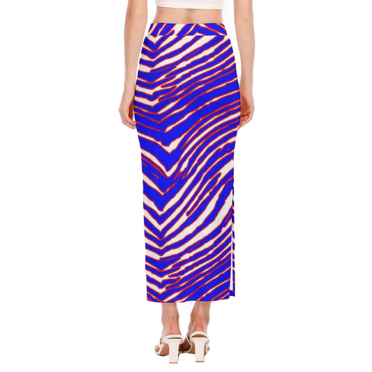 Buffalo Bills Zubaz Women's Side Slit Skirt