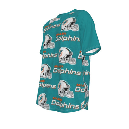 Miami Football Game Day All-Over Print Men's O-neck Short Sleeve T-shirt