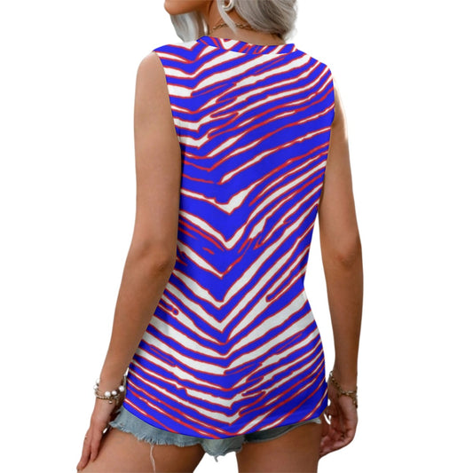 Buffalo Bills Zubaz Women's Sports Vest|180GSM COTTON