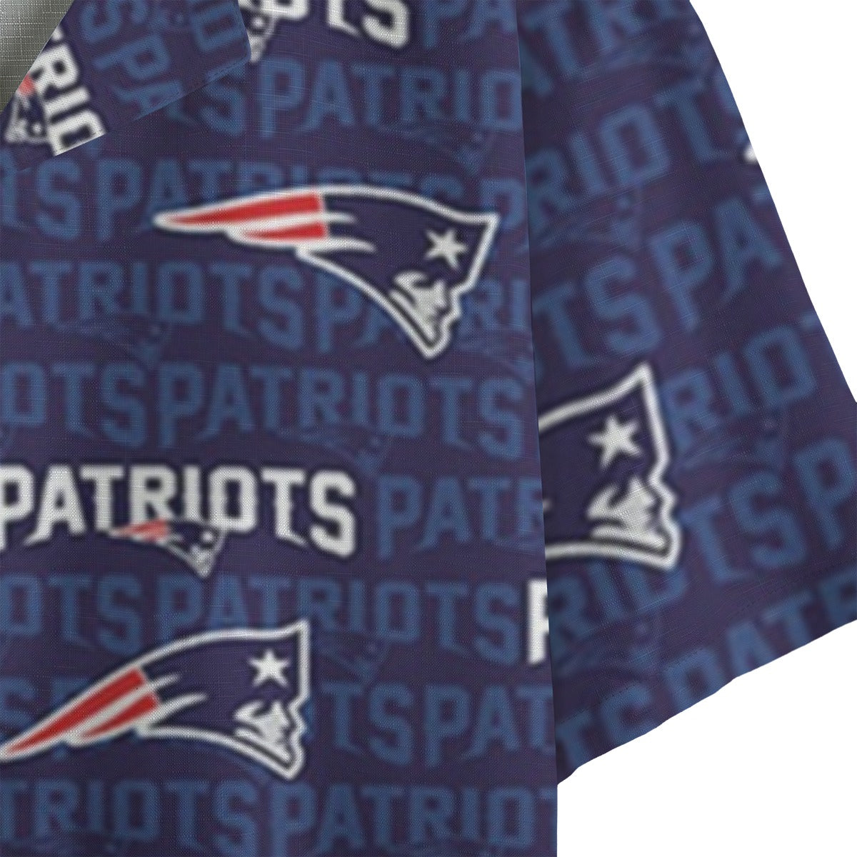 New England Football Game Day All-Over Print Men's Faux Linen Hawaiian Shirt