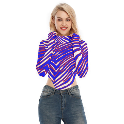 Buffalo Bills Zubaz Women's Turtleneck Long Sleeve Jumpsuits
