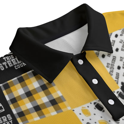 Pittsburgh Steelers Unisex Lapel Collar Sweater