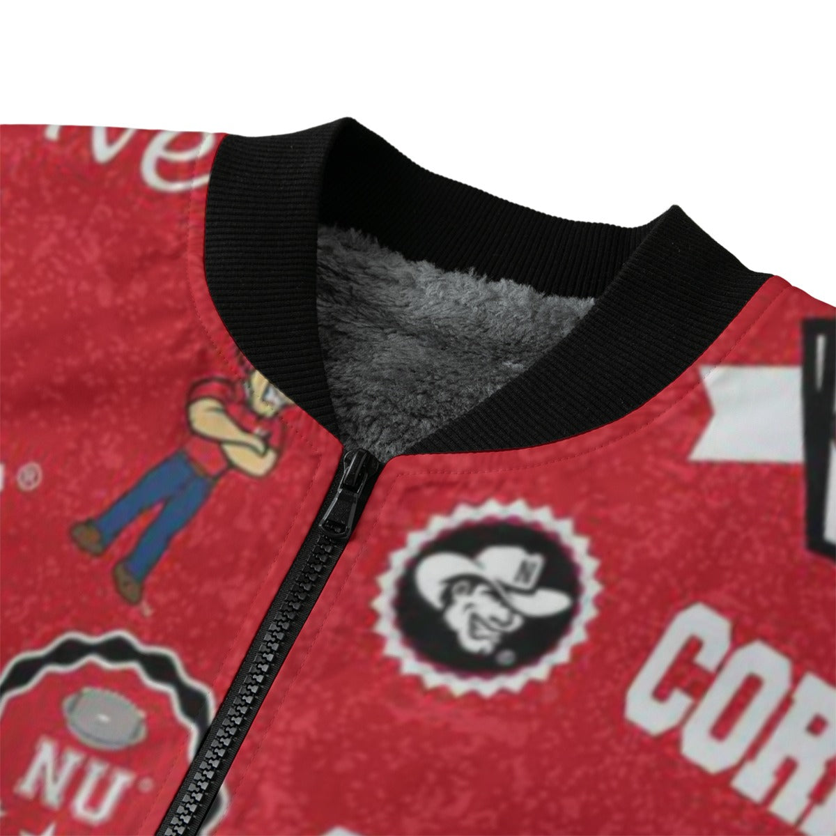 Urban Legend Nebraska Lincoln – Cornhuskers Fleece Bomber Jacket