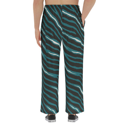 Philadelphia Football Game Day All-Over Print Unisex Knitted Fleece Wide Leg Pants