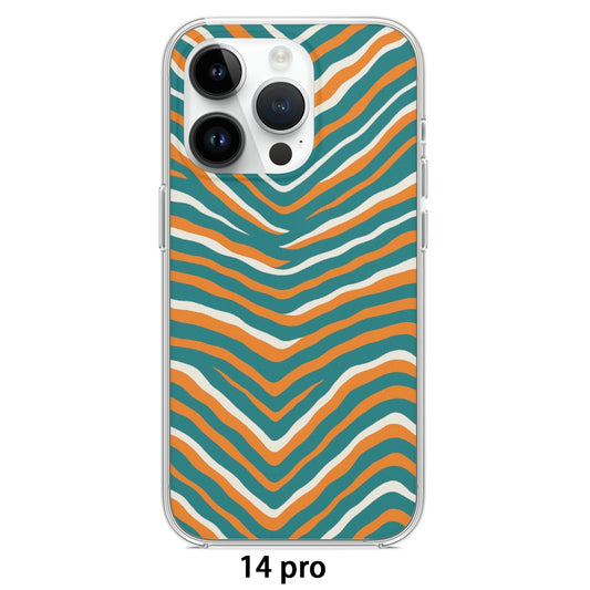 Miami Football Game Day iPhone 14 15 Series Mobile Phone Case | TPU