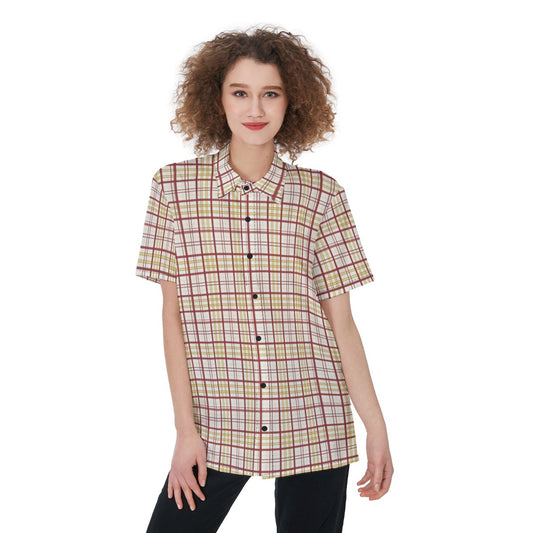 Florida Seminoles tartan plaid Women's Shirt