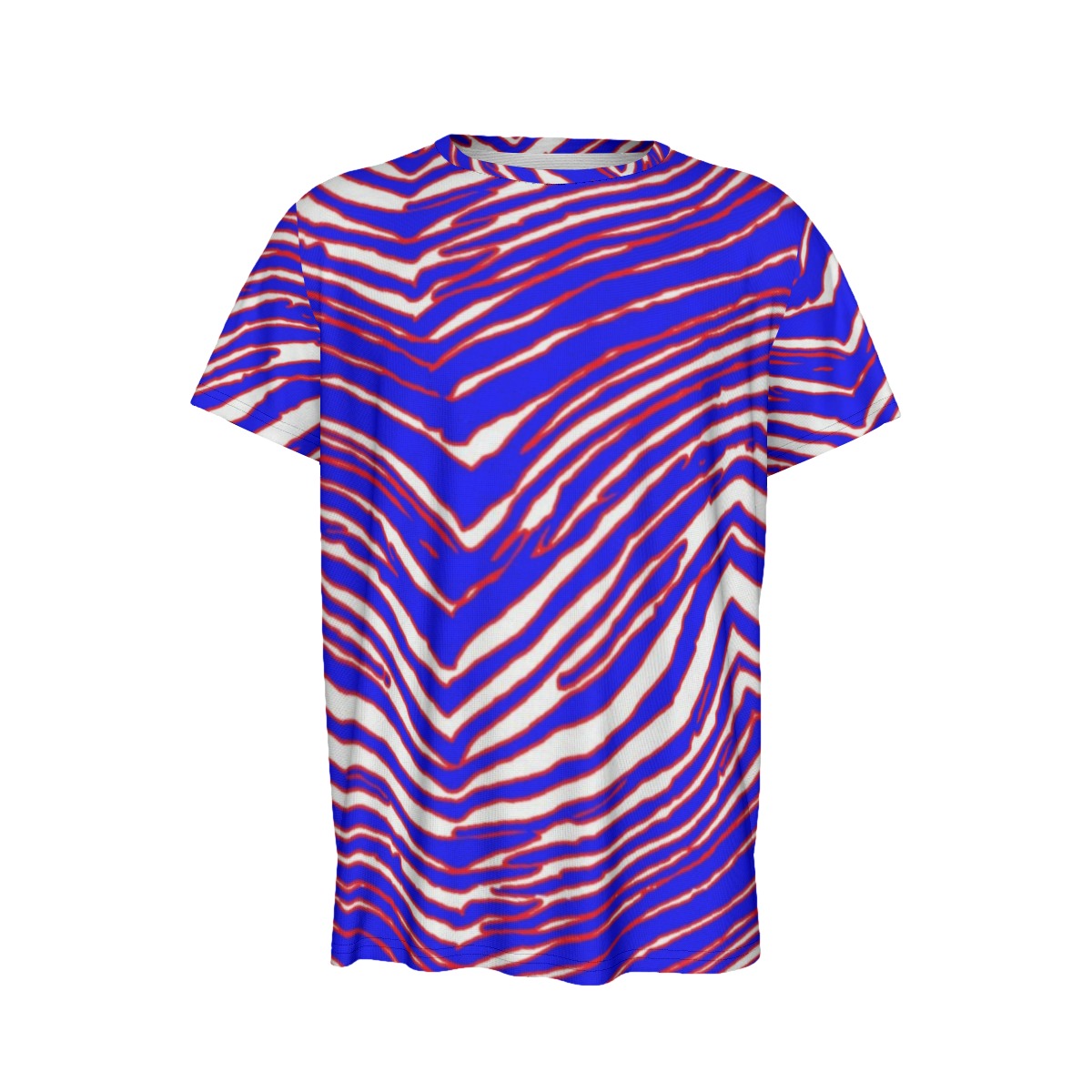 Buffalo Bills Zubaz Men's Round Neck Short Sleeve T-Shirt