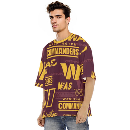 Washington Commanders Men's Raglan Short Sleeve T-Shirt|180GSM COTTON