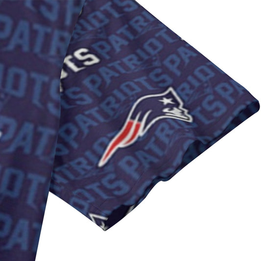 New England Football Game Day Eco-friendly All-over Print Unisex V-neck T-Shirt
