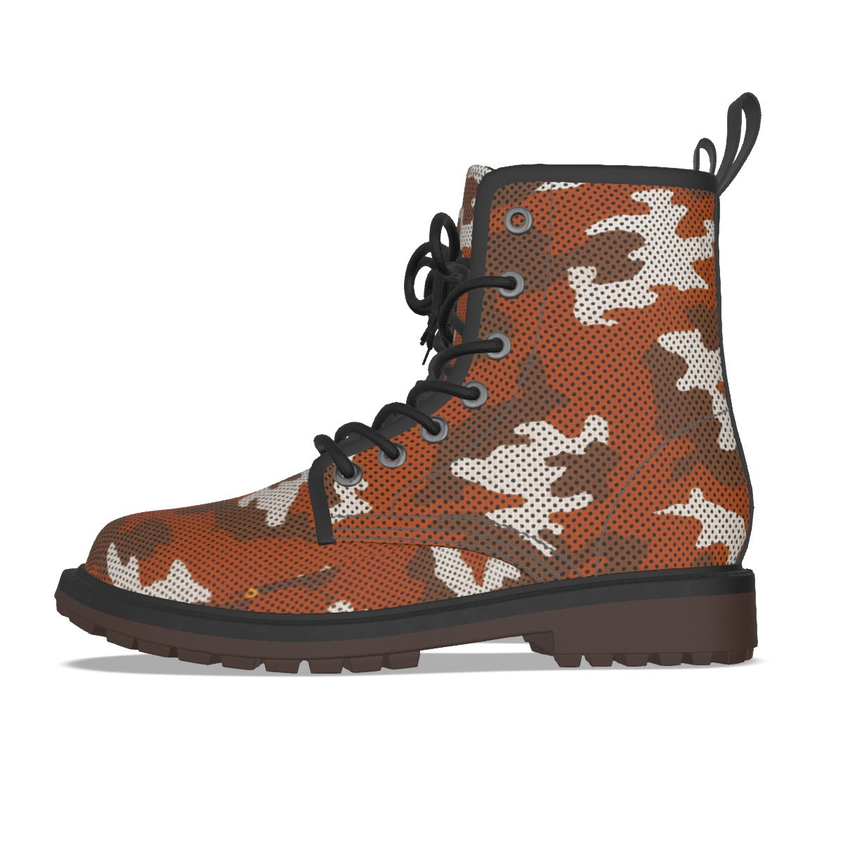 Urban Legend Texas at Austin Burnt Orange and White Camo Martin Short Boots – Longhorns-Inspired Str