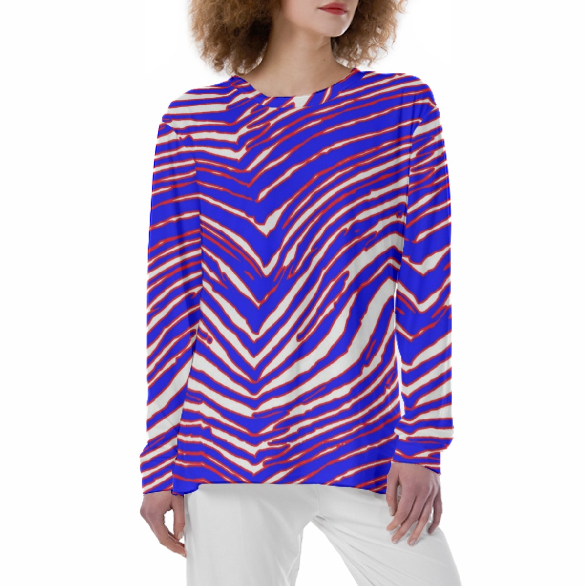 Buffalo Bills Zubaz Women'S Pajama T-shirt|180GSM