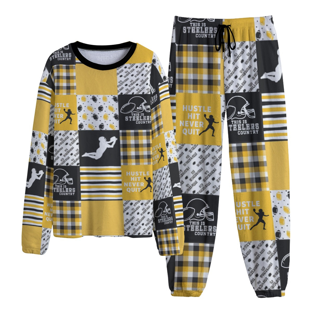 All-Over Print Unisex Thicken Pajama Suit