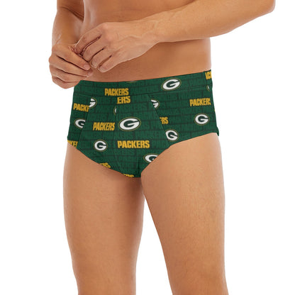 Green Bay Football Game Day All-Over Print Men's Triangle Low-rise Underwear