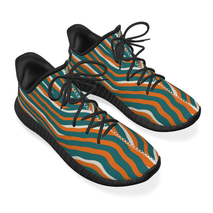 Miami Football Game Day All-Over Print Men's Coconut Shoes