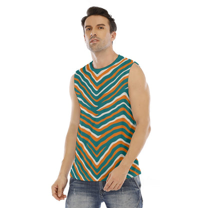 Miami Football Game Day All-Over Print Men's O-neck Tank Top