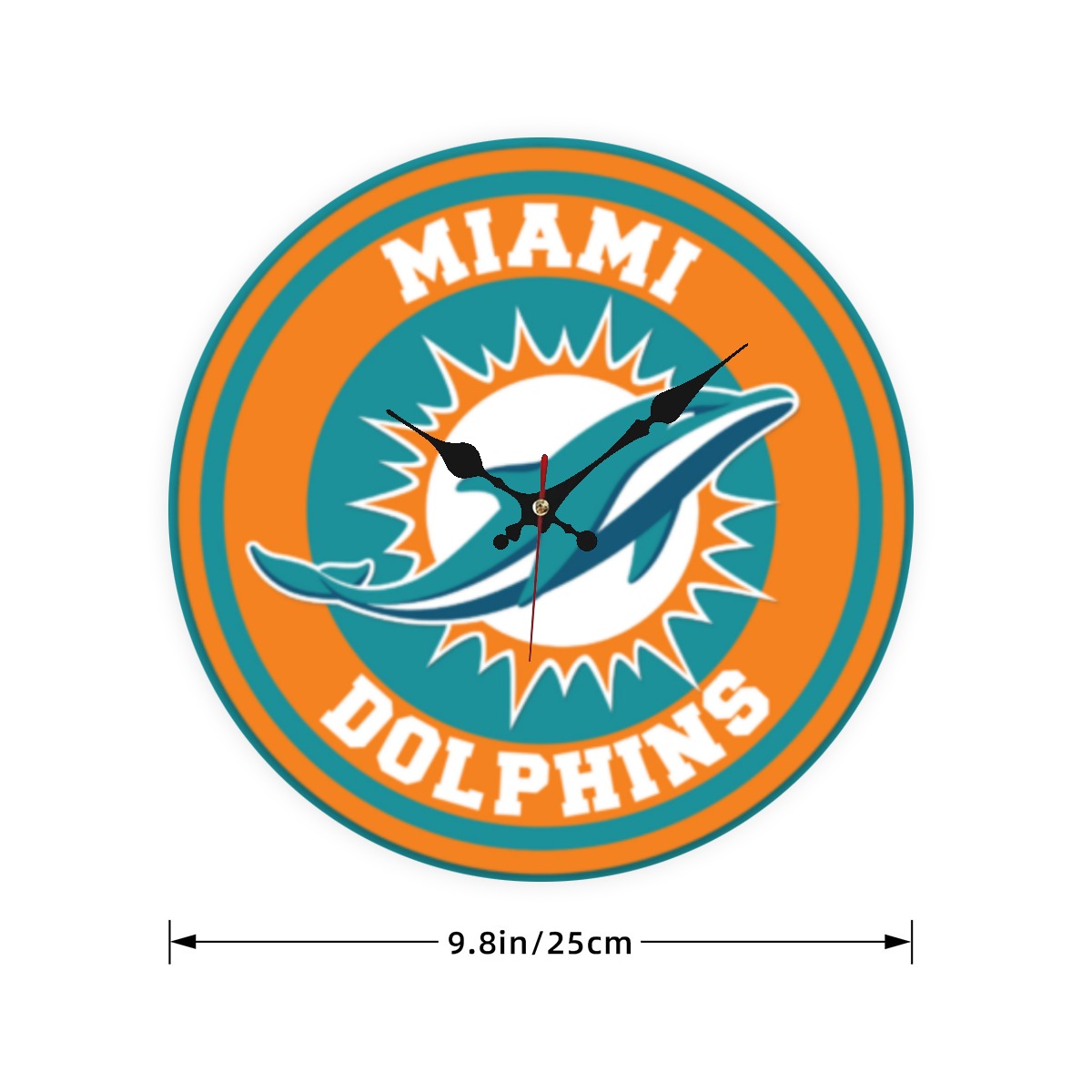 Miami Football Game Day Wooden Wall Clock For the USA