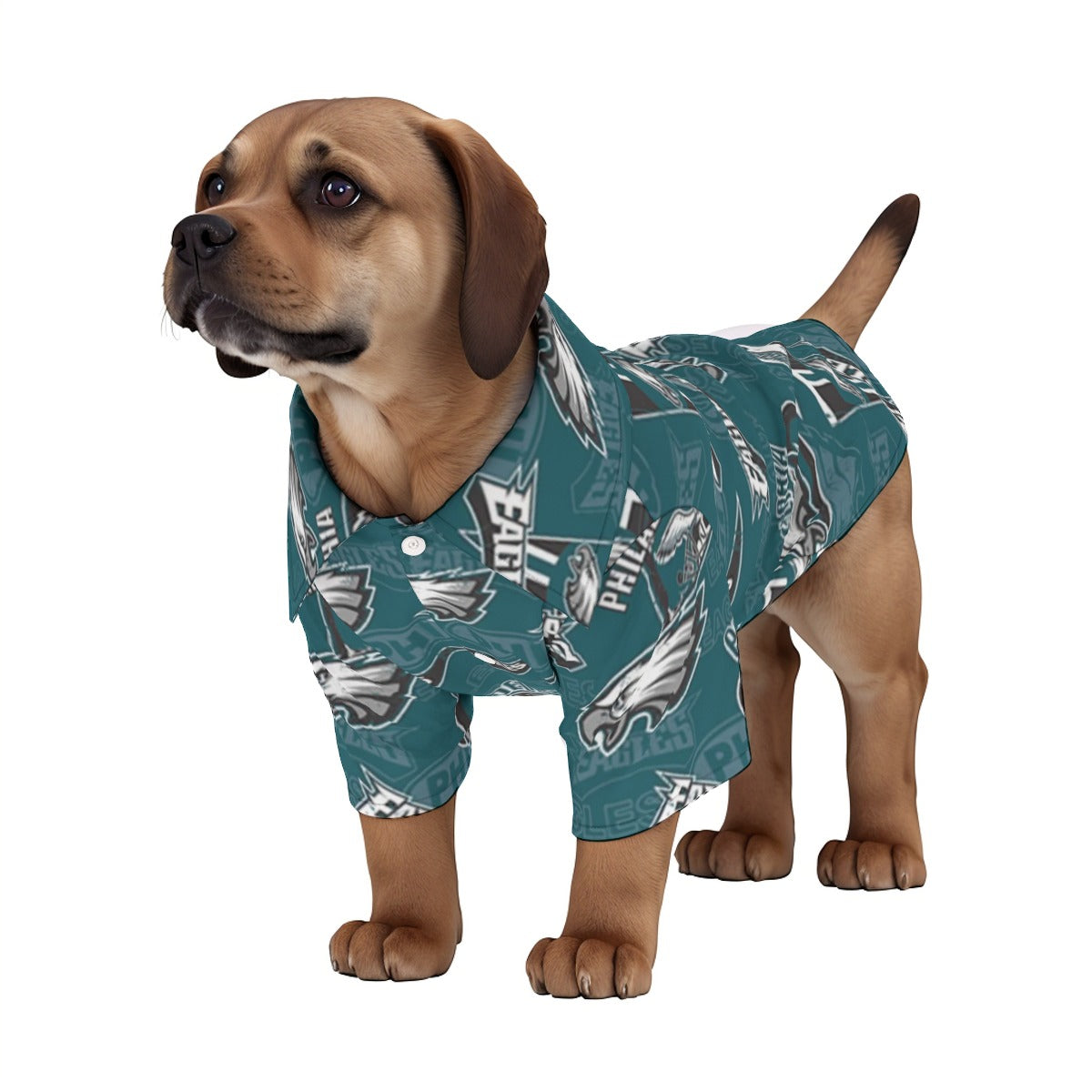 Philadelphia Football Game Day All-Over Print Pet‘s Hawaiian Shirt