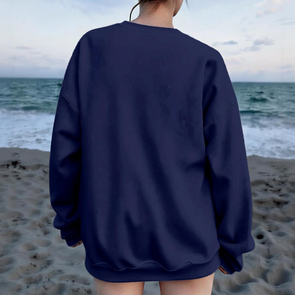 Dallas Cowboys Drop Shoulder Crew Neck Sweatshirt
