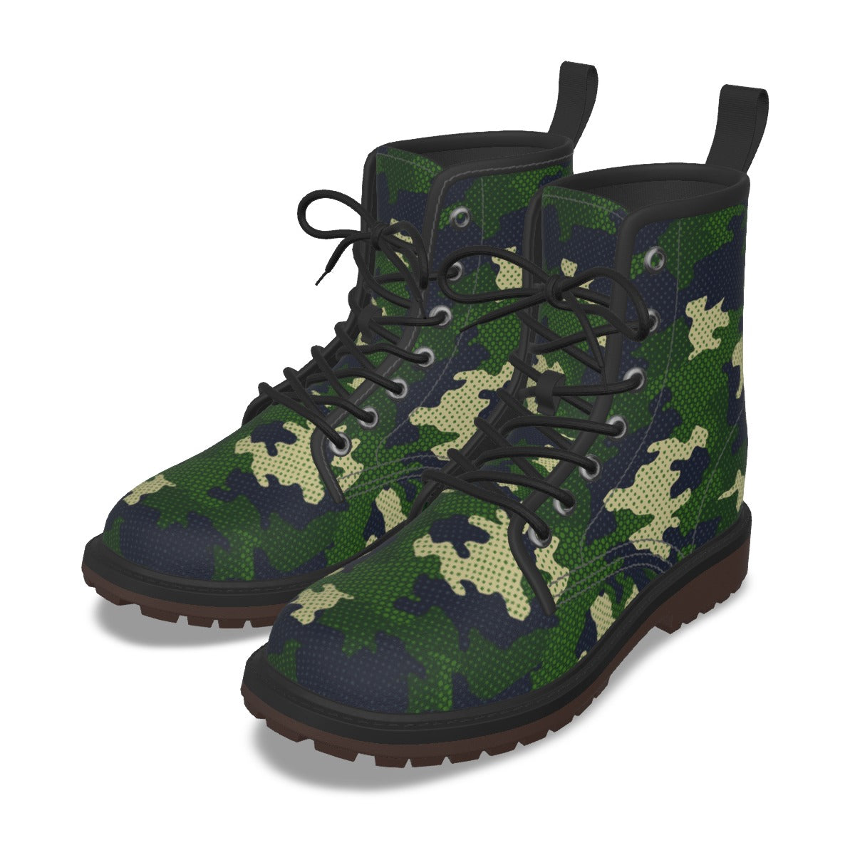 Urban Legend Notre Dame Navy and Gold Camo Martin Short Boots – Fighting Irish-Inspired Streetwear f