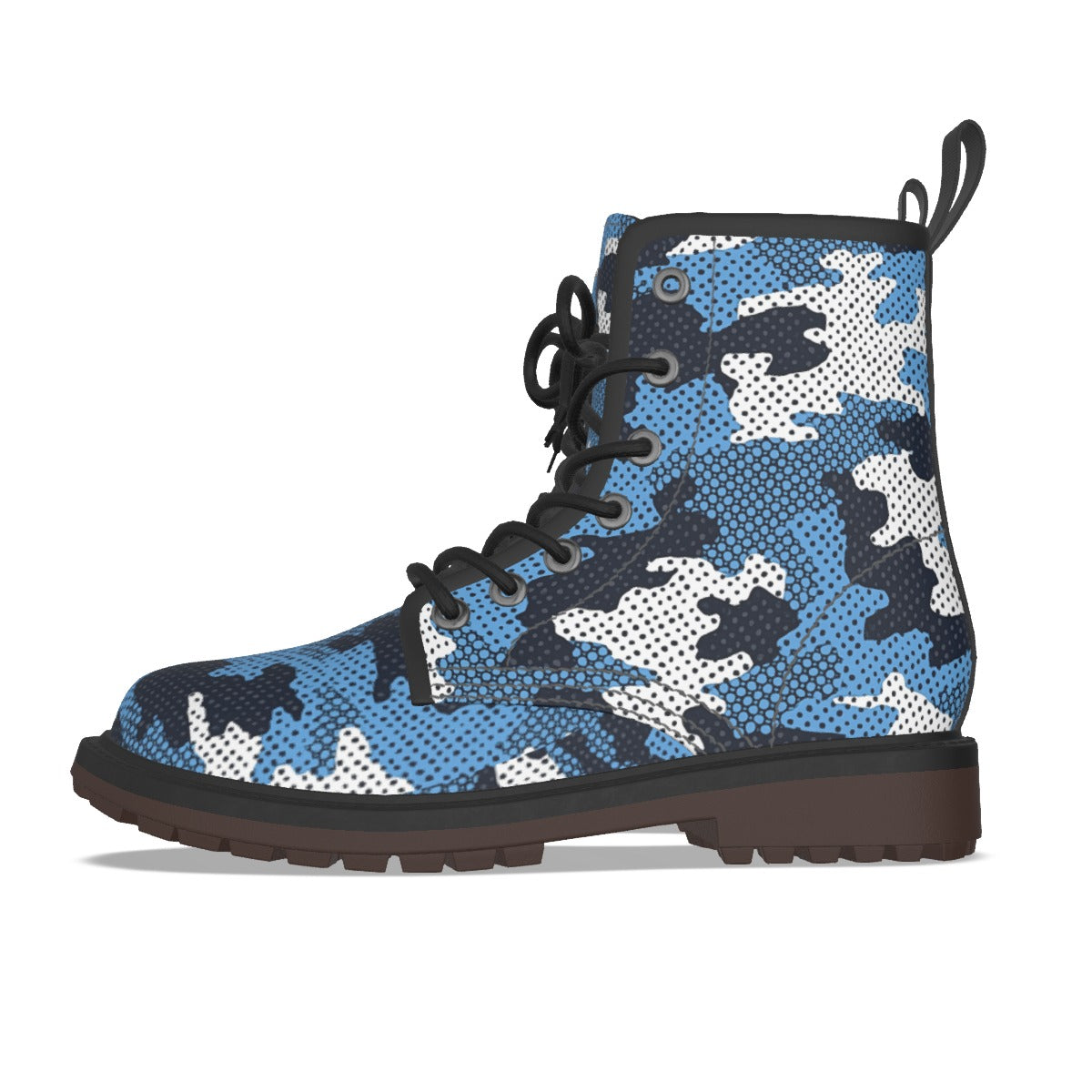 Urban Legend North Carolina Chapel Hill Carolina Blue and White Camo Martin Short Boots – Tar Heels-