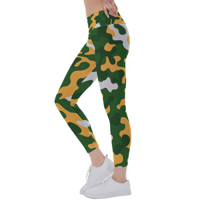 Green Bay Football Game Day All-Over Print Women's Yoga Leggings