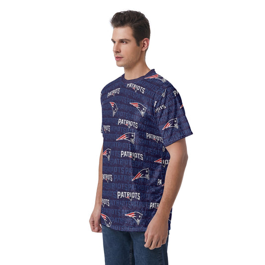 New England Football Game Day All-Over Print Men's T-Shirt | Velvet