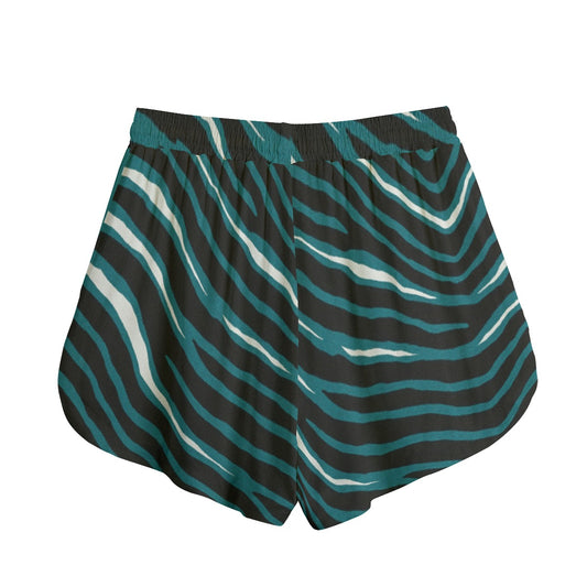 Philadelphia Football Game Day All-Over Print Women's Shorts With Drawstring | Rayon