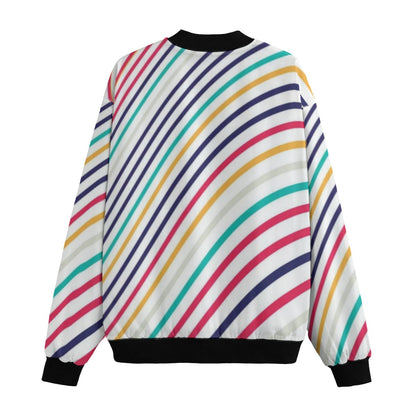 Spray Paint Drips Geometric Abstract Art Marbling Colorful Fleece Bomber Jacket – Urban Streetwear E