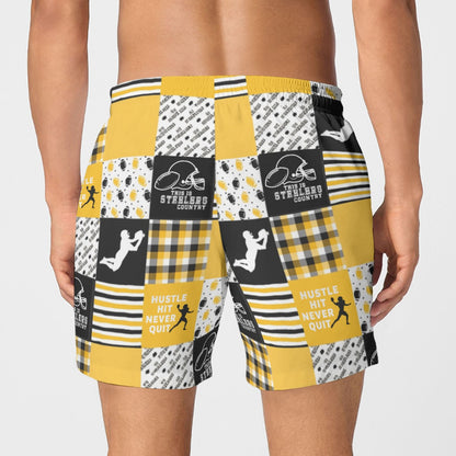 All-Over Print Men's Short Boxer Briefs|115GSM Cotton poplin