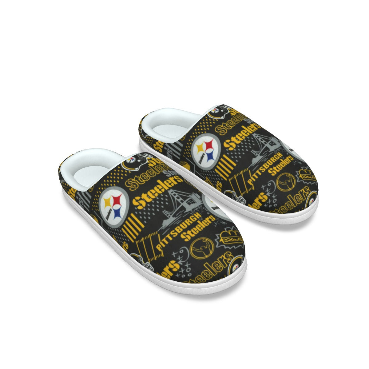 All-Over Print Men's Plush Slippers