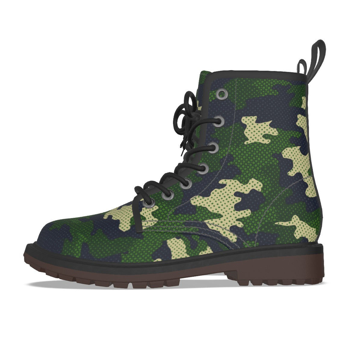 Urban Legend Notre Dame Navy and Gold Camo Martin Short Boots – Fighting Irish-Inspired Streetwear f