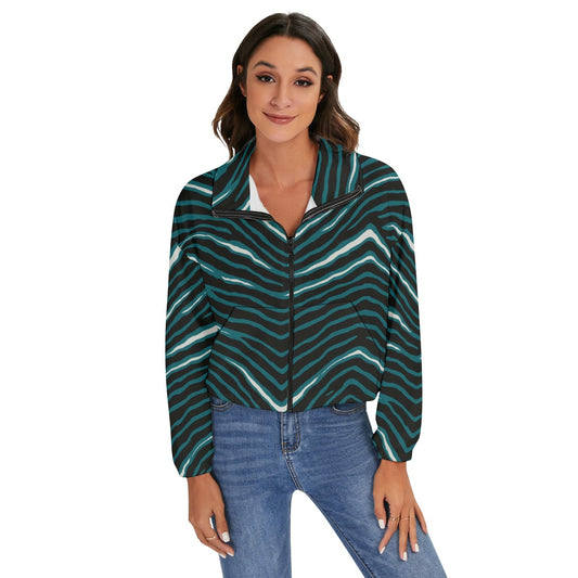 Philadelphia Football Game Day All-Over Print Women's Zip Jacket