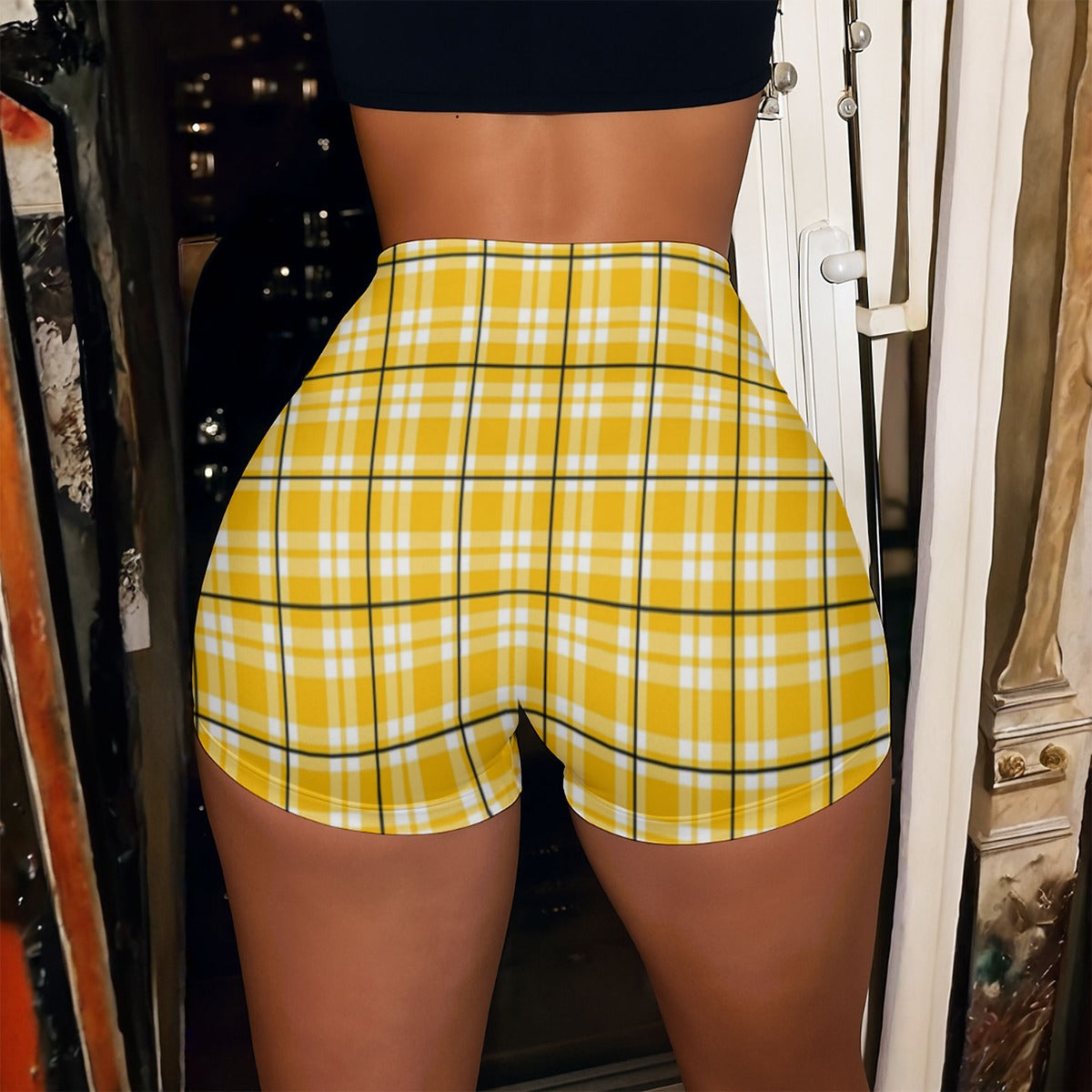 All-Over Print Women’s High-Stretch Shorts