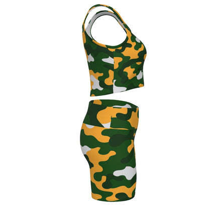 Green Bay Football Game Day All-Over Print Women's Yoga Set