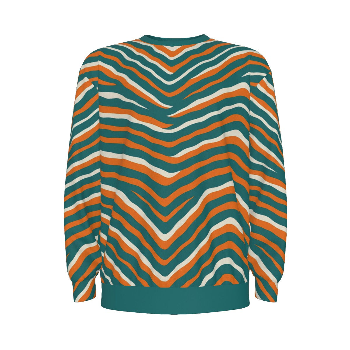 Miami Football Game Day All-Over Print Men's long Sleeve T-Shirt With Dropped Shoulders  | Interlock