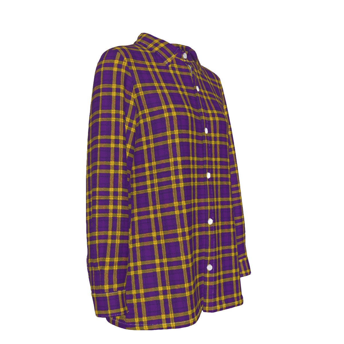 Louisiana Tartan Laid Tigers Lsu Women's Elastic-Back Shirt