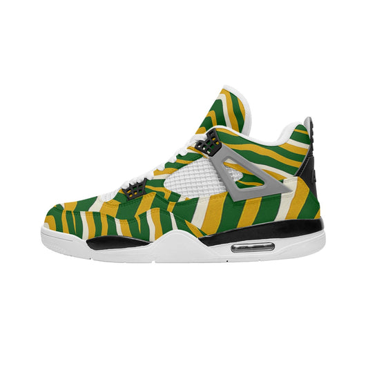 Green Bay Football Game Day All-Over Print Men's Air Cushion Basketball Shoes