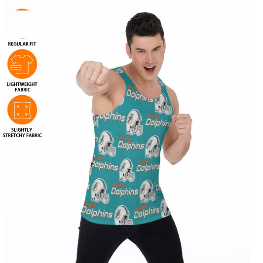 Miami Football Game Day All-Over Print Men's Tank Top