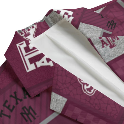 Texas A&M - Aggies Game Day Flat Lapel Collar Blazer