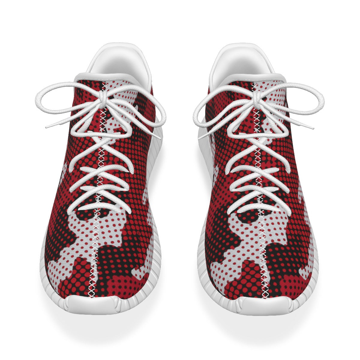 Alabama Crimson Tide Red White Black Camo Coconut Sneakers
