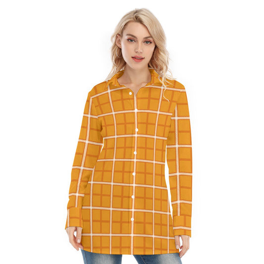 Tennessee Tartan Plaid Volunteers Women's Long Shirt