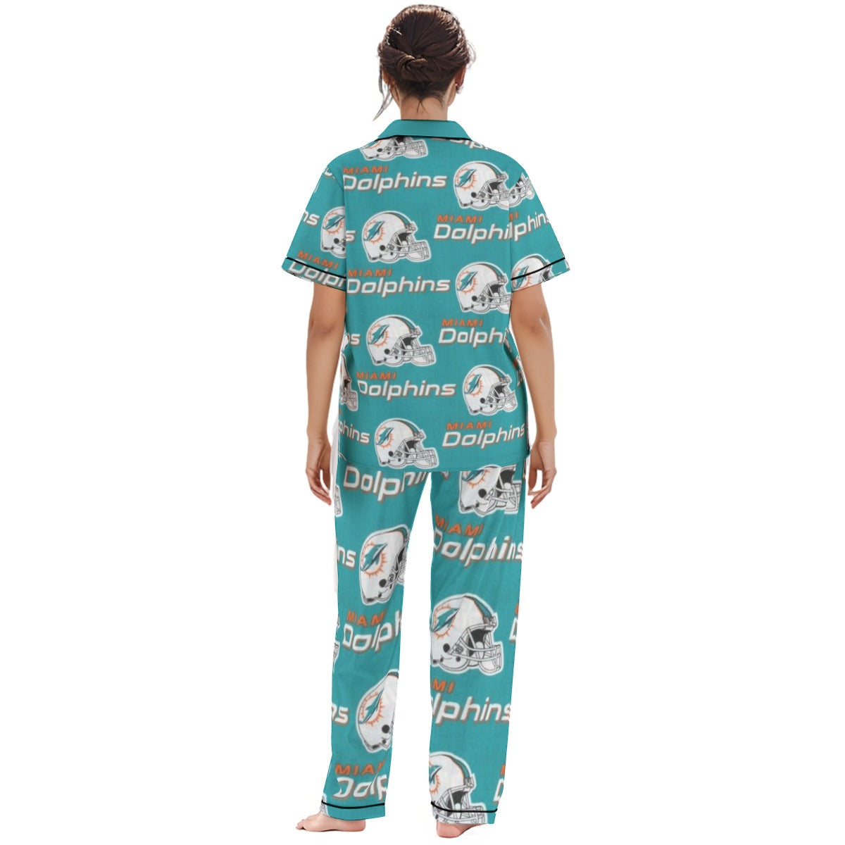 Miami Football Game Day All-over print Women'S Trousers Pajamas Set