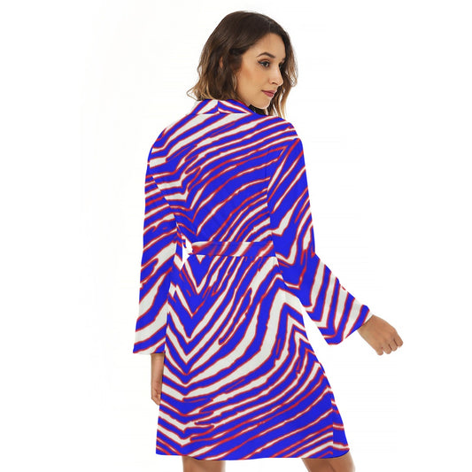 Buffalo Bills Zubaz Women's Small Robe