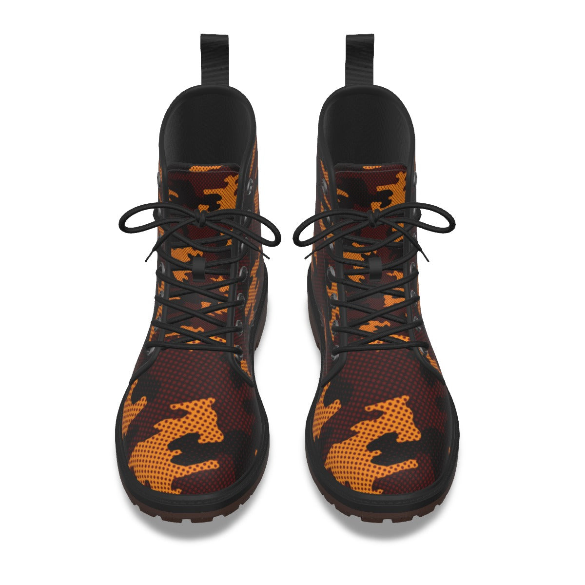Urban Legend Minnesota Maroon and Gold Camo Martin Short Boots – Golden Gophers-Inspired Streetwear