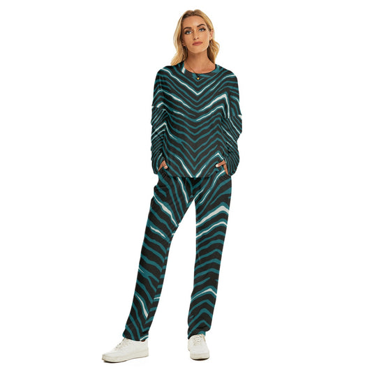 Philadelphia Football Game Day All-Over Print Women's Pajama Suit